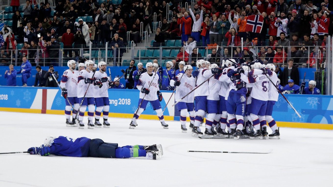 Nórska radosť z postupu do štvrťfinále.