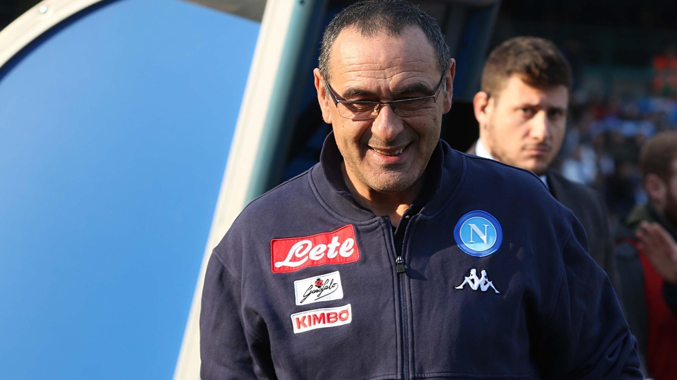 Maurizio Sarri, tréner SSC Neapol.