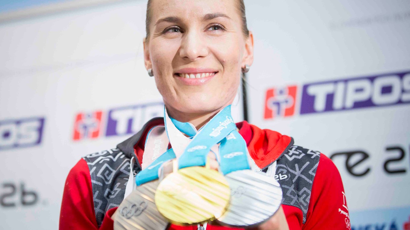 Anastasia Kuzminová získala v Pjongčangu tri medaily.