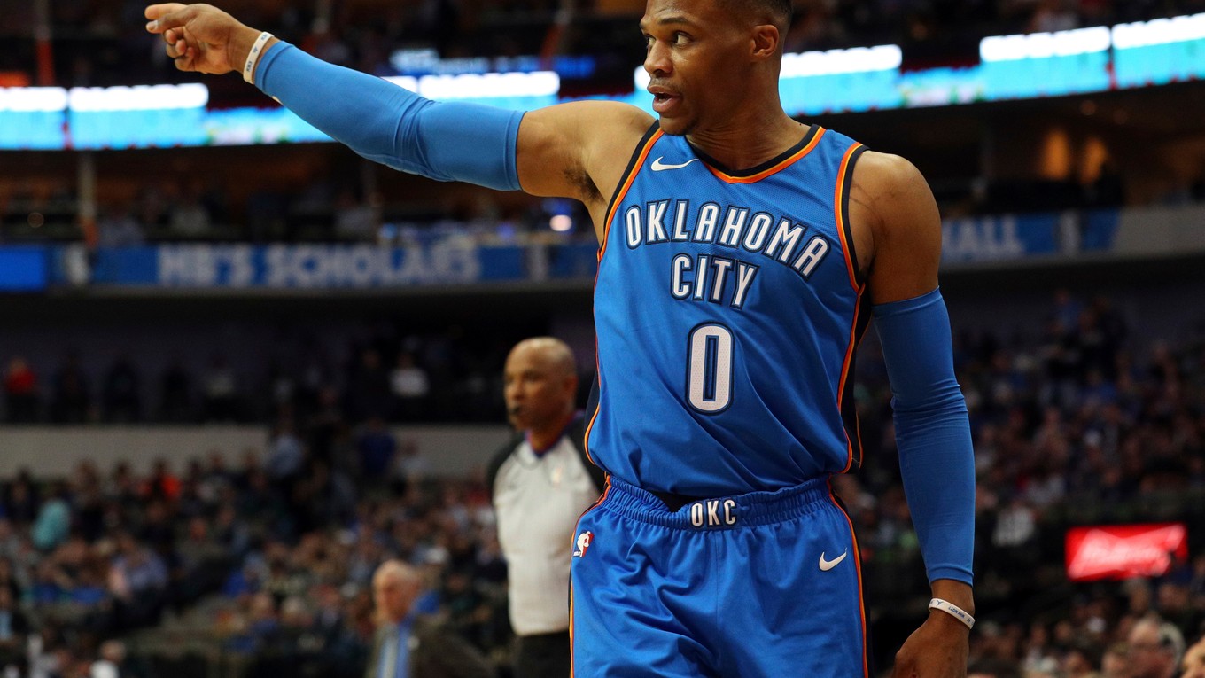 Russell Westbrook podal hviezdny výkon.