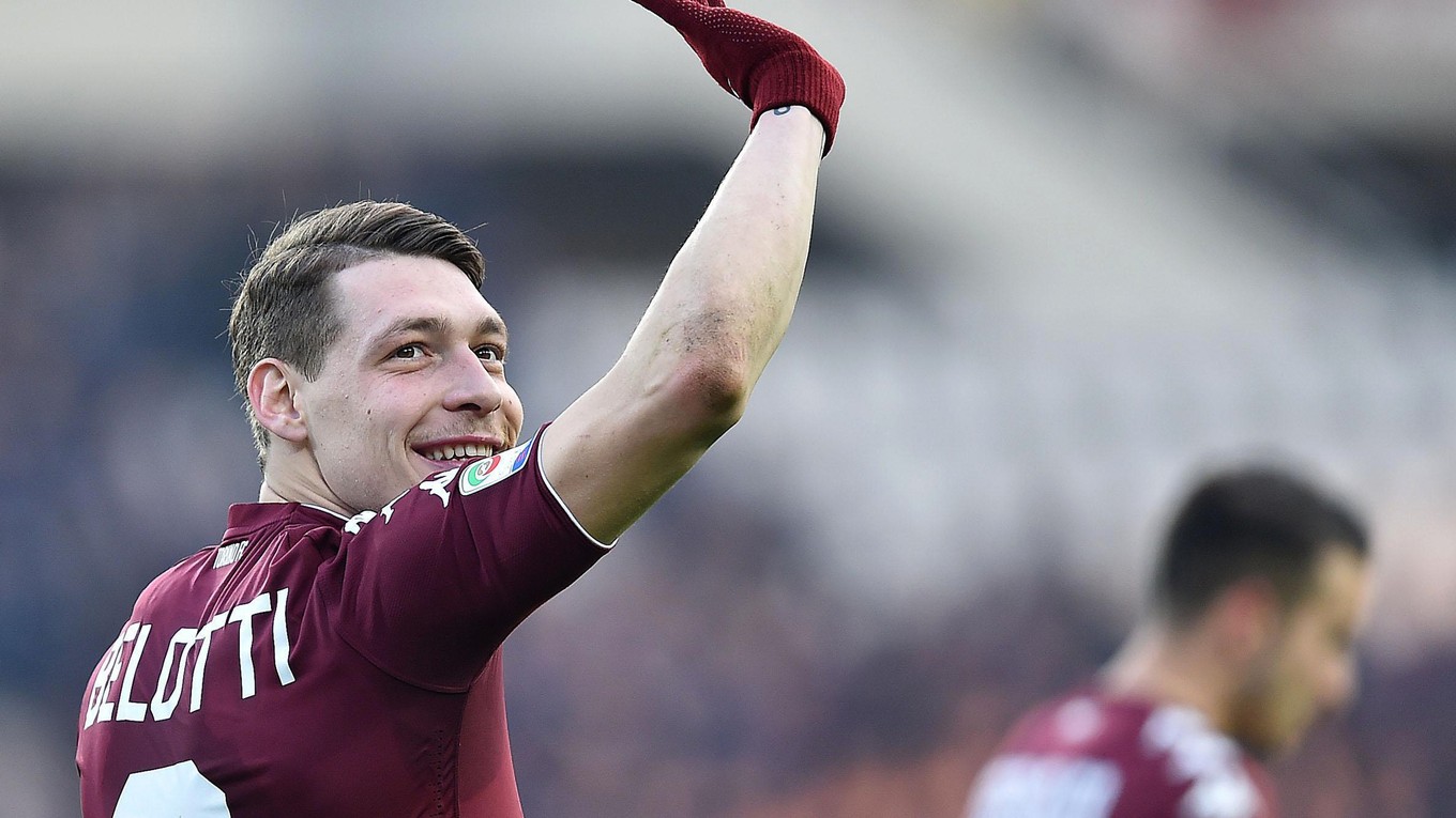 Taliansky futbalista Andrea Belotti by sa chcel rozlúčiť s fanúšikmi v Turíne.