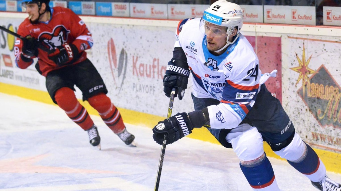 Branislav Mezei patril medzi opory Nitry v play-off. 