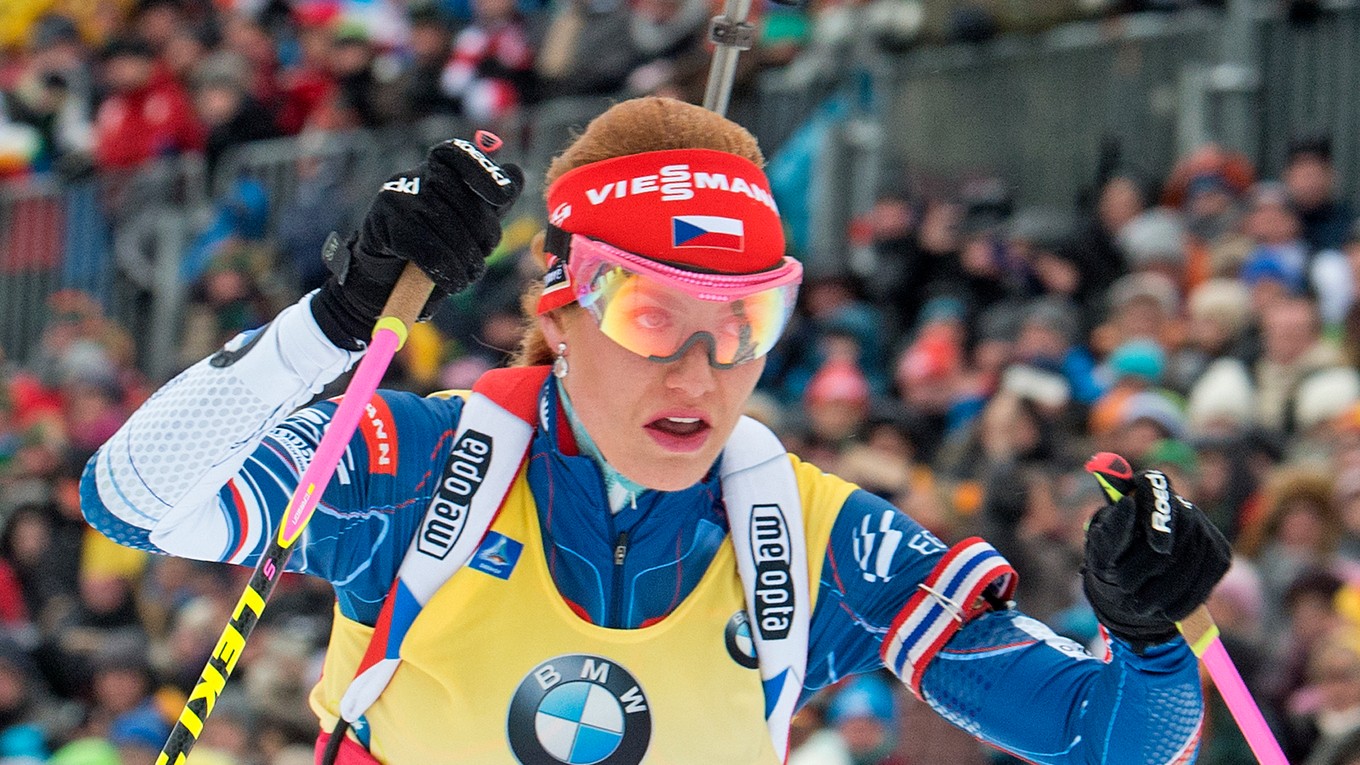 Česká biatlonistka Gabriela Koukalová trpela vážnymi problémami.