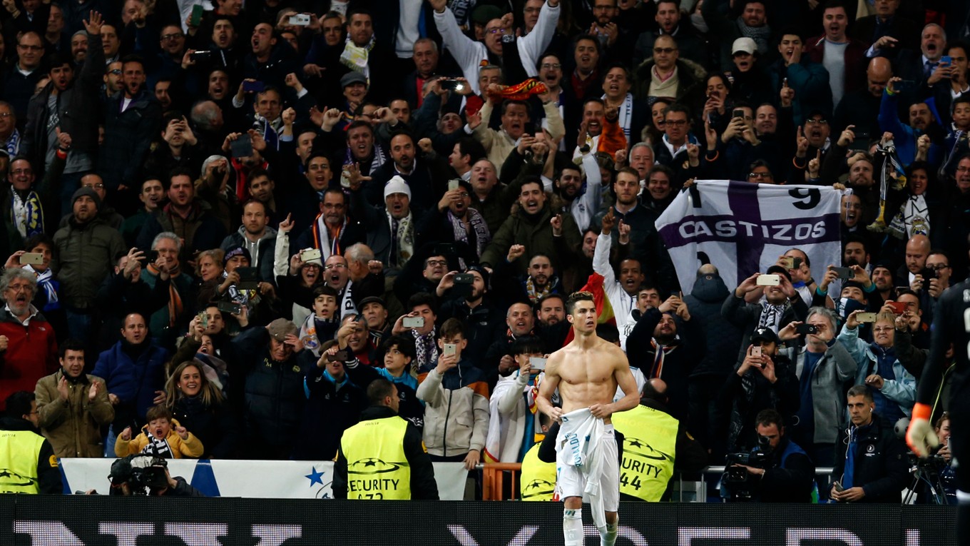 Cristiano Ronaldo rozhodol z penalty o postupe Realu Madrid.