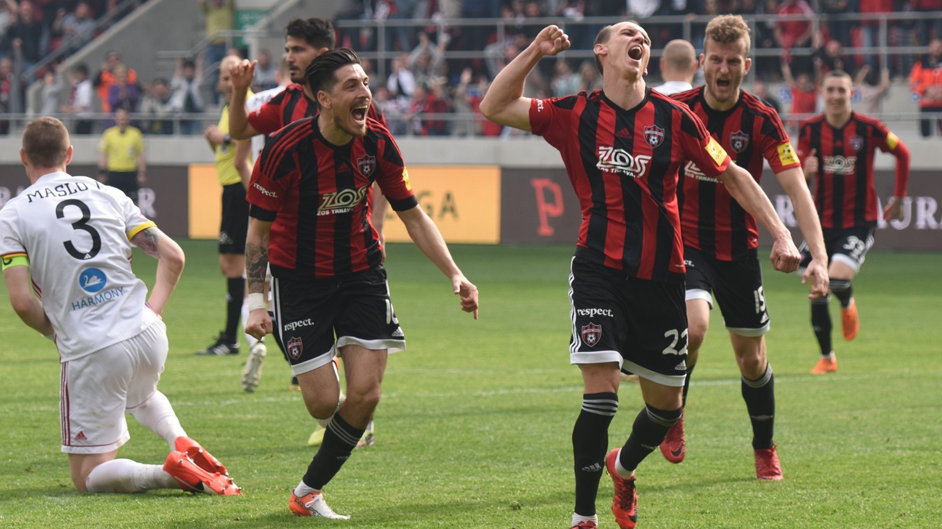 Futbalisti Spartaka Trnava pokračujú v skvelých výkonoch.