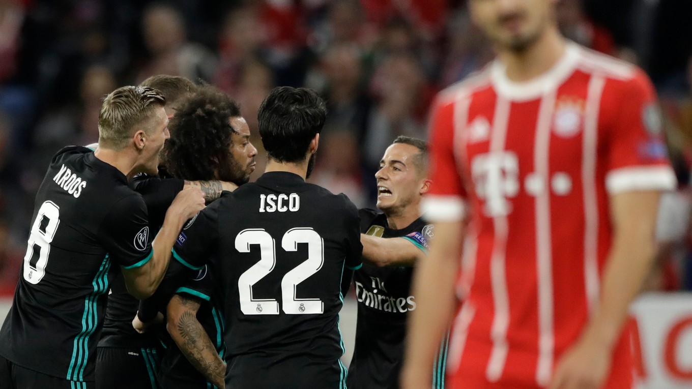 Futbalisti Realu Madrid sa tešia z gólu do siete Bayernu Mníchov.
