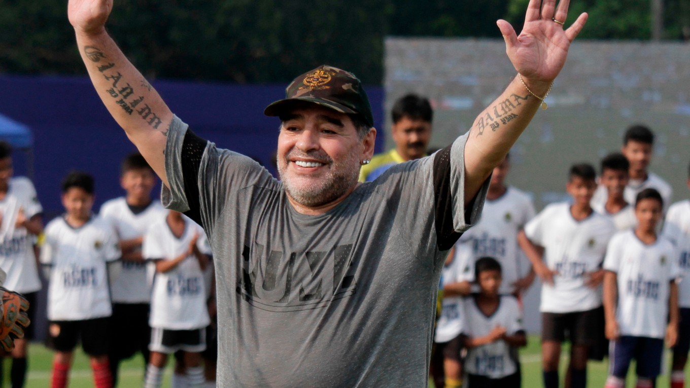 Diego Maradona, ilustračná snímka.