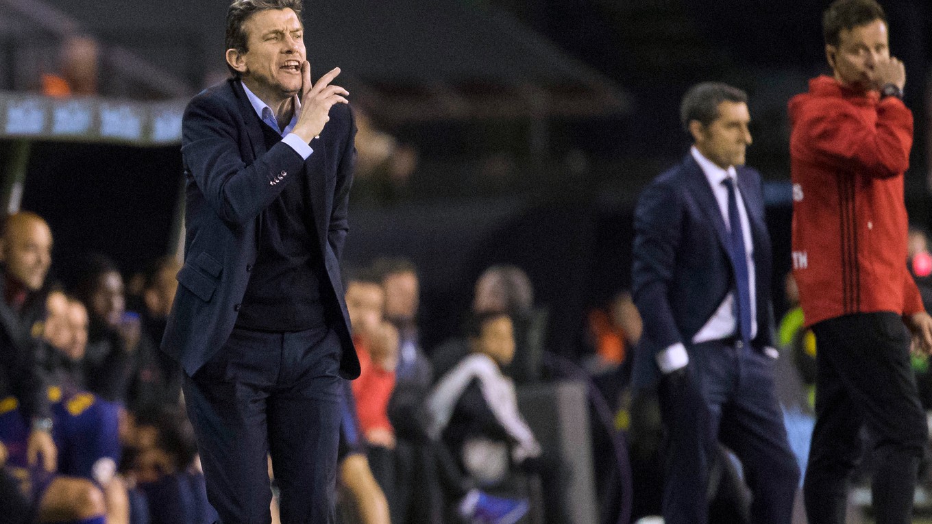 Juan Carlos Unzue (vľavo) bude trénerom Celty Vigo iba do konca sezóny.