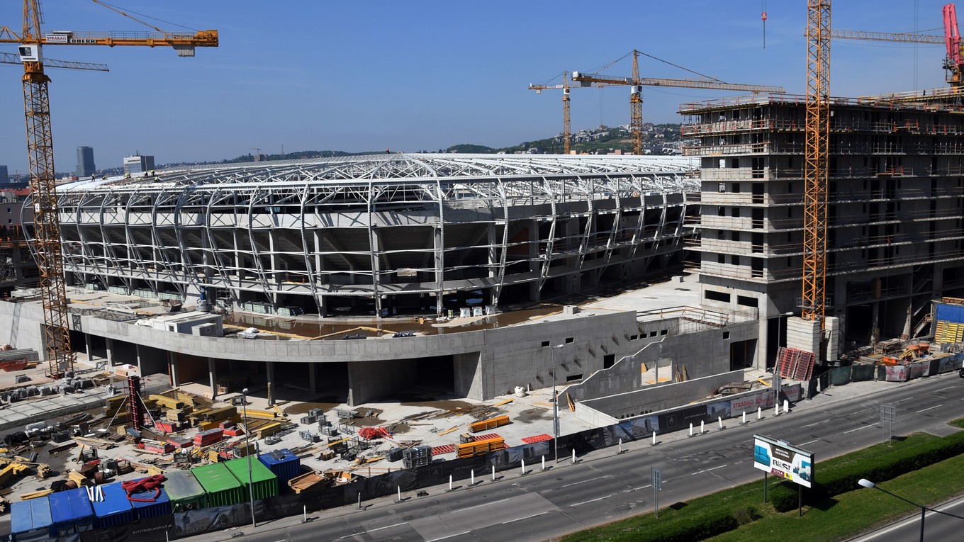 Národný futbalový štadión, 30. apríl 2018.