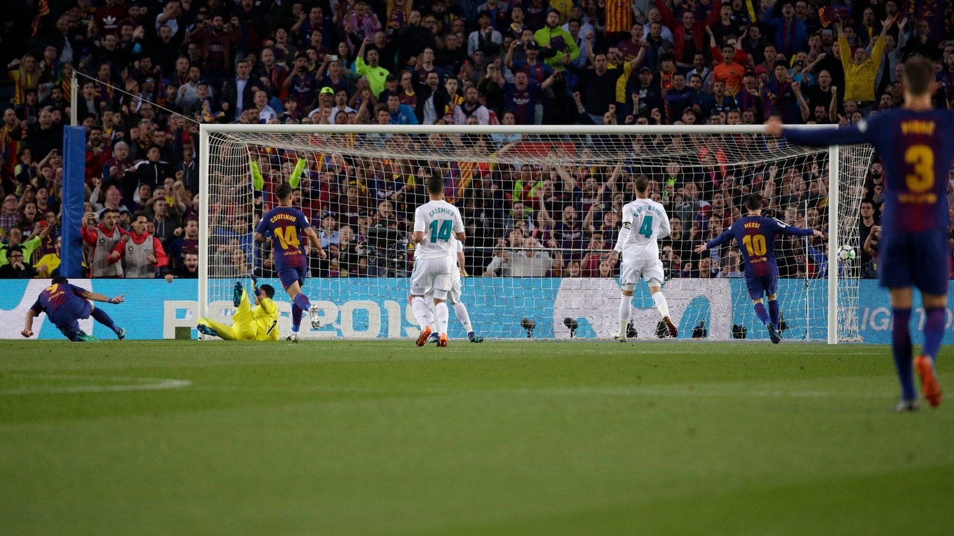 Hráči Barcelony remizovali v slávnom derby s Realom Madrid.