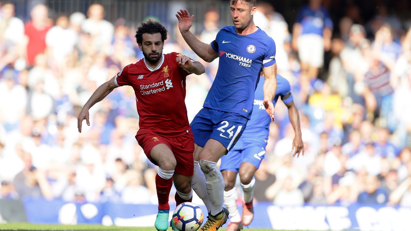 Mohamed Salah sa proti Chelsea nedokázal presadiť.