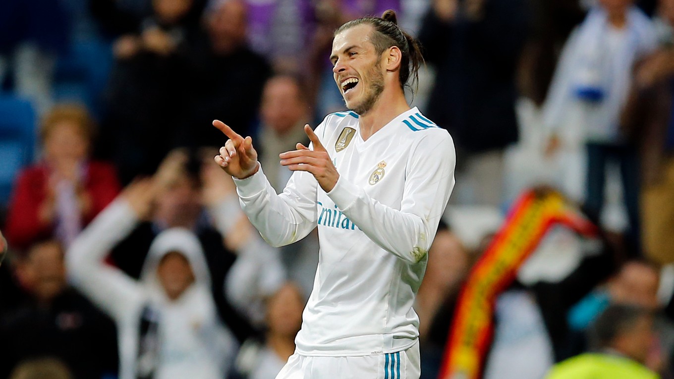 Gareth Bale sa raduje po jednom z gólov.
