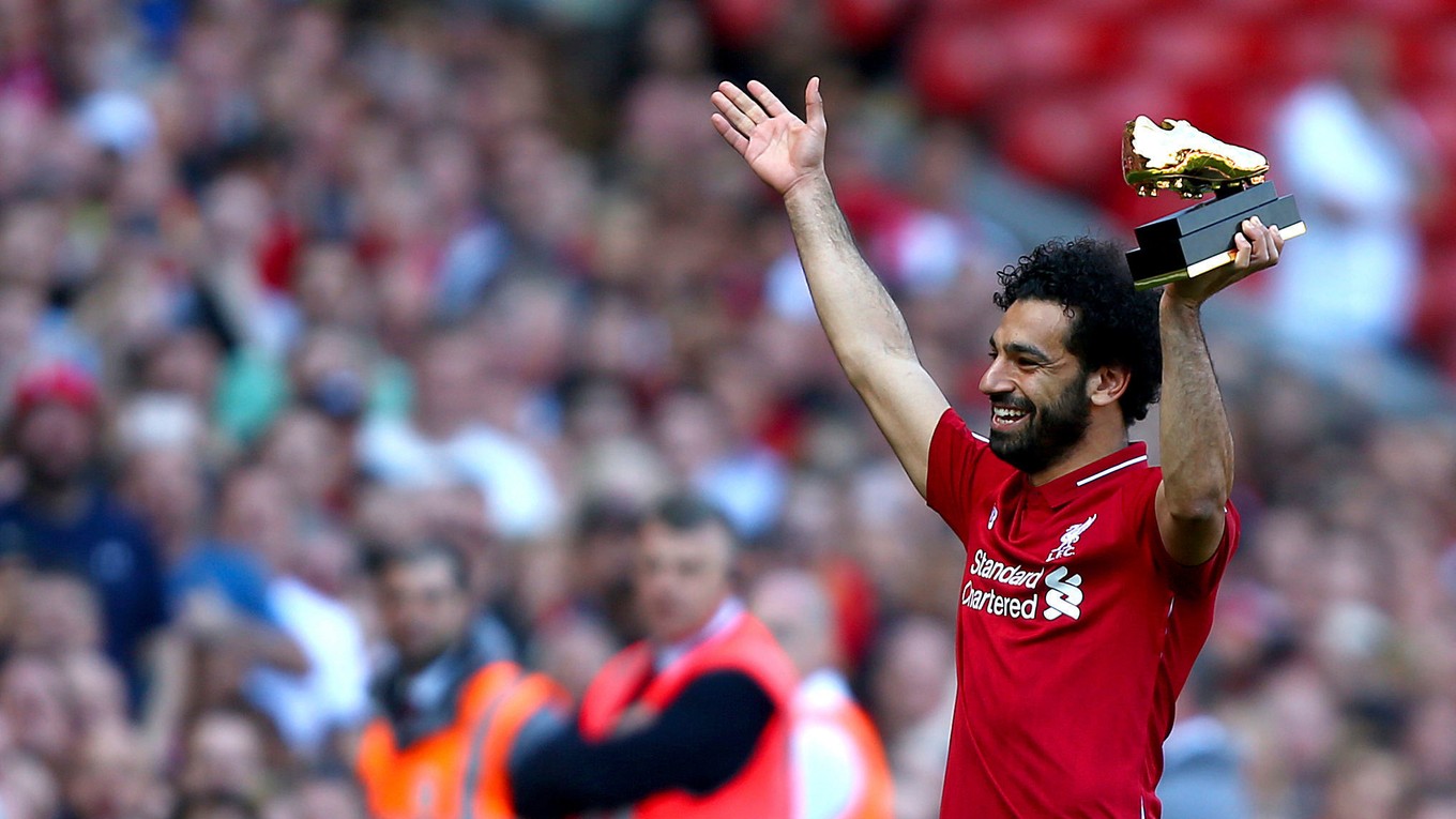 Egypťan Mohamed Salah sa stal najlepším strelcom Premier League 2017/2018.