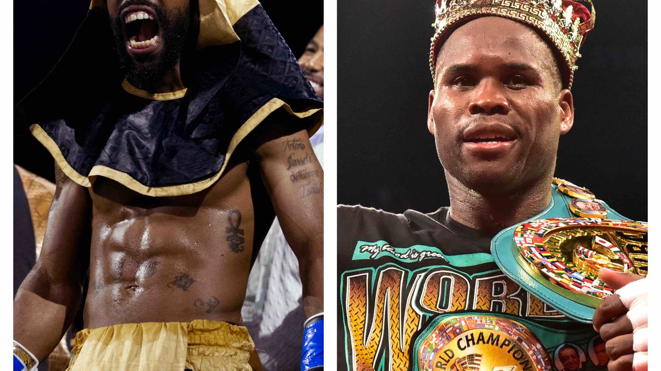 Gary Russell Jr. (vľavo) a Adonis Stevenson po víťazných zápasoch.