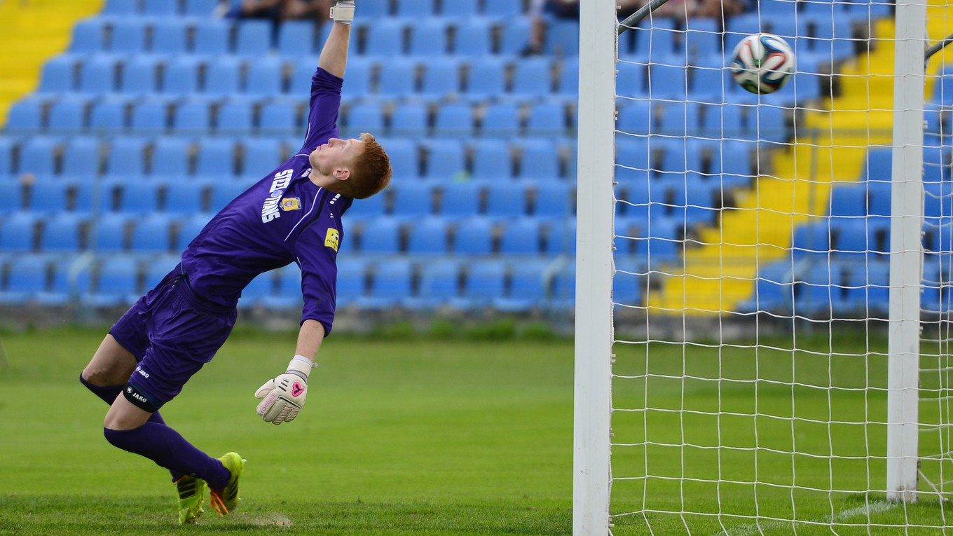 Matúš Ružinský ešte v drese Košíc, ilustračná fotografia.