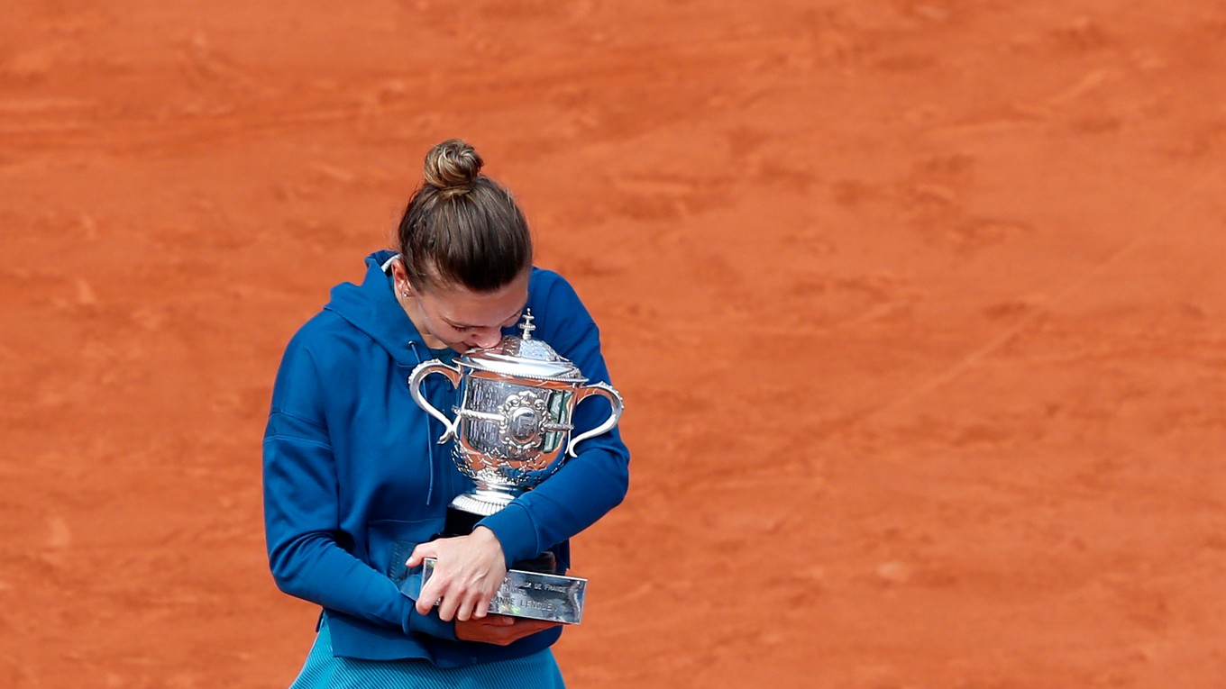 Simona Halepová triumfovala na Roland Garros.