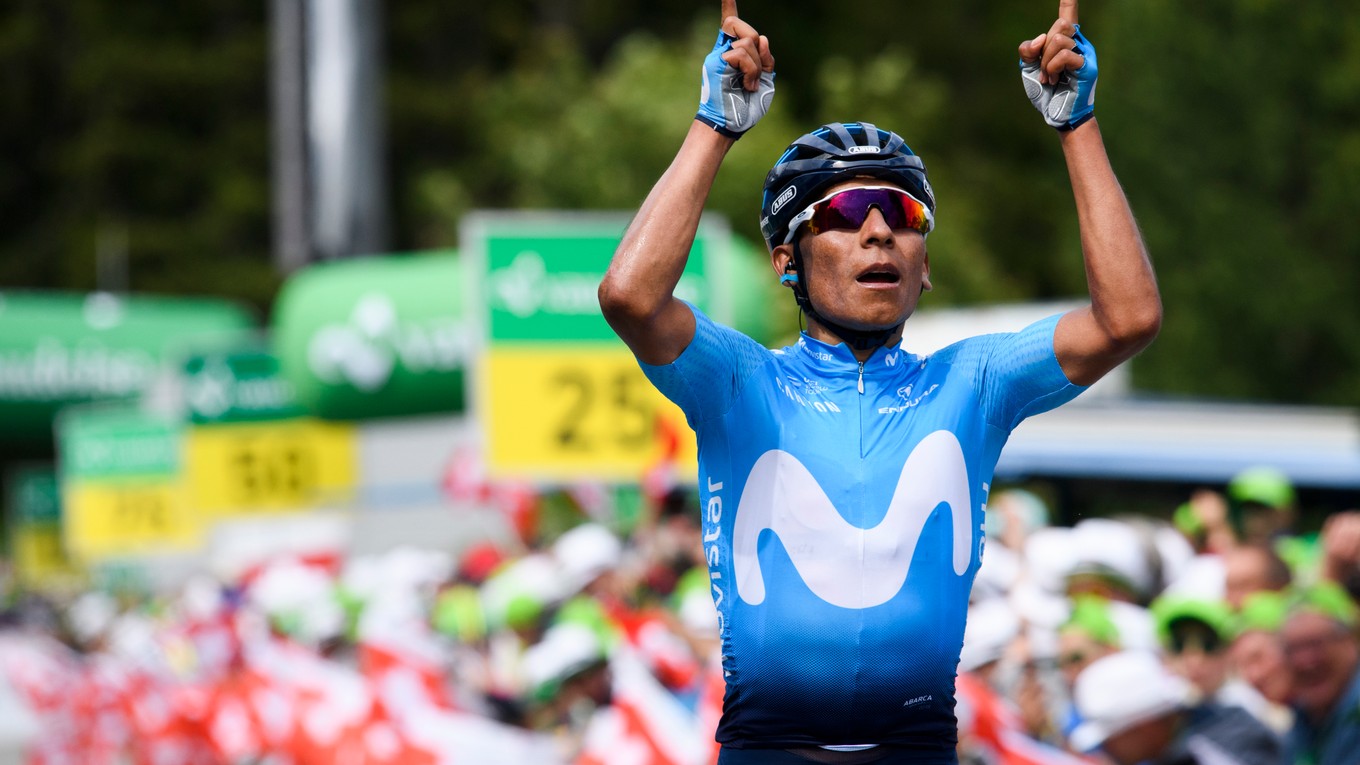 Nairo Quintana sa raduje z víťazstva.