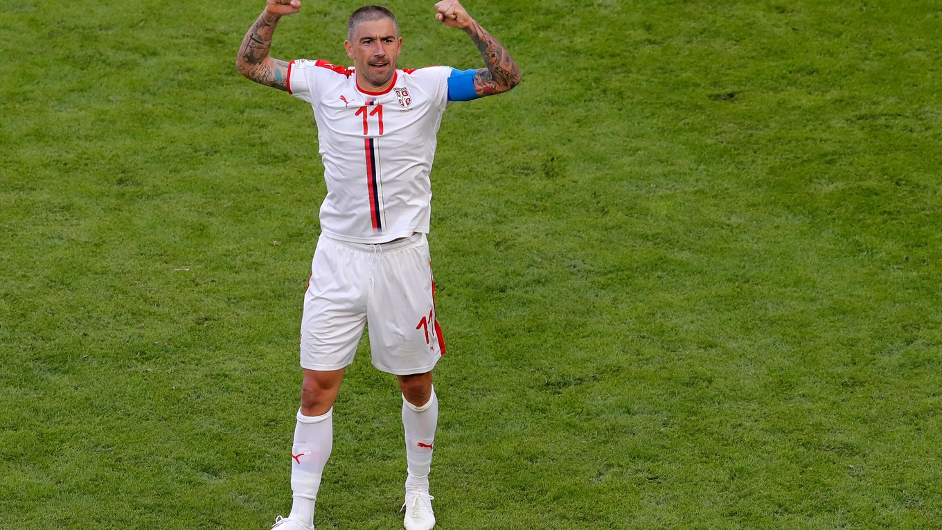 Aleksandar Kolarov sa raduje zo svojho gólu.