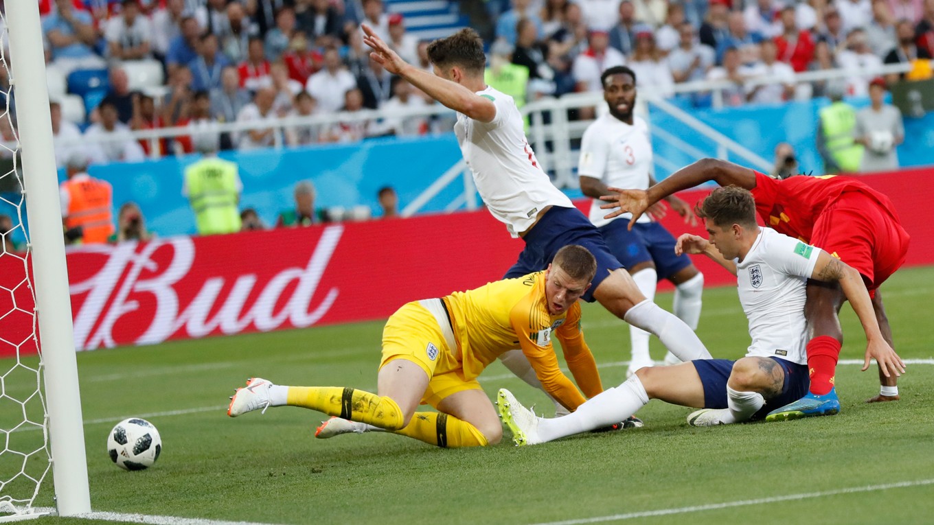 Nebezpečná situácia pred anglickou bránou.