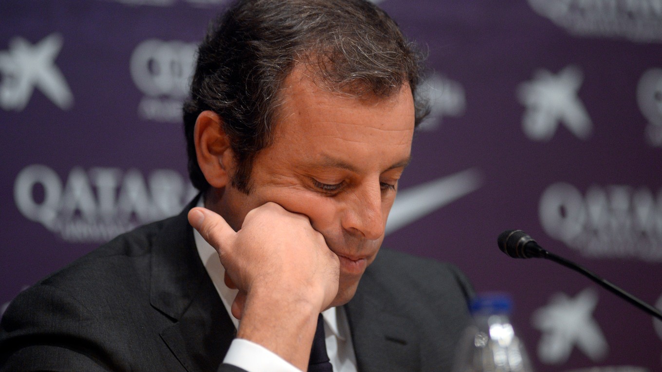 Bývalý šéf Barcelony Sandro Rosell.