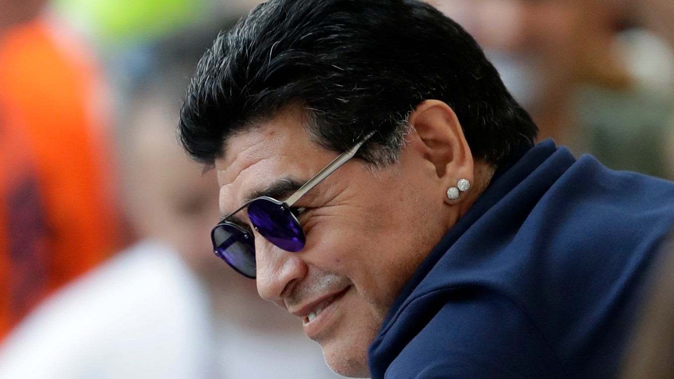 Legendárny Diego Maradona.
