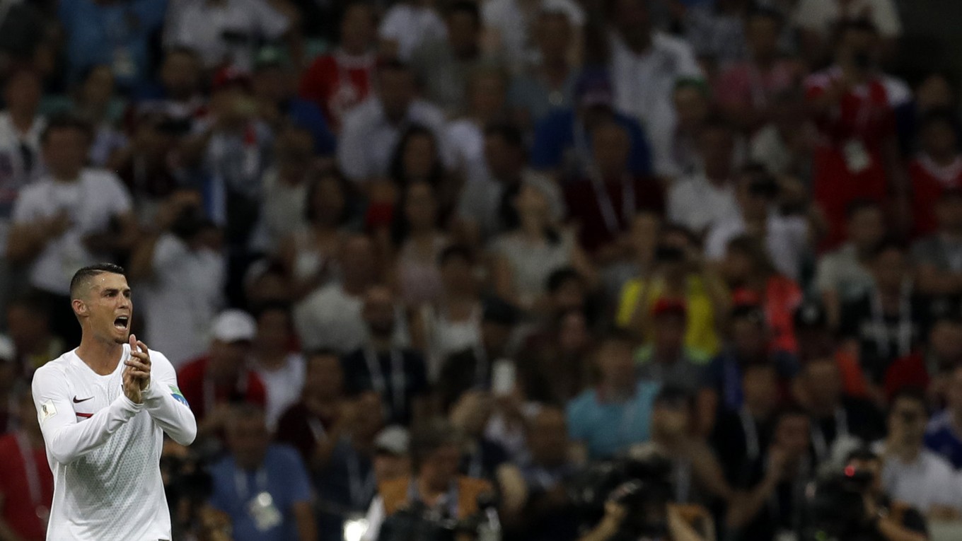Cristiano Ronaldo na svetovom šampionáte, ilustračná fotka.