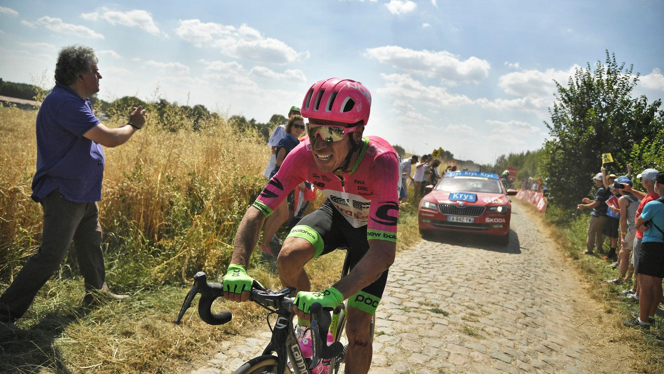 Rigoberto Uran doplatil na ťažkú 9. etapu na Tour de France 2018.