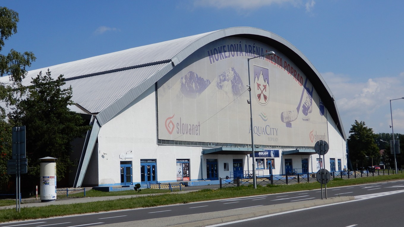 Hokejový štadión v Poprade prechádza rekonštrukciou.