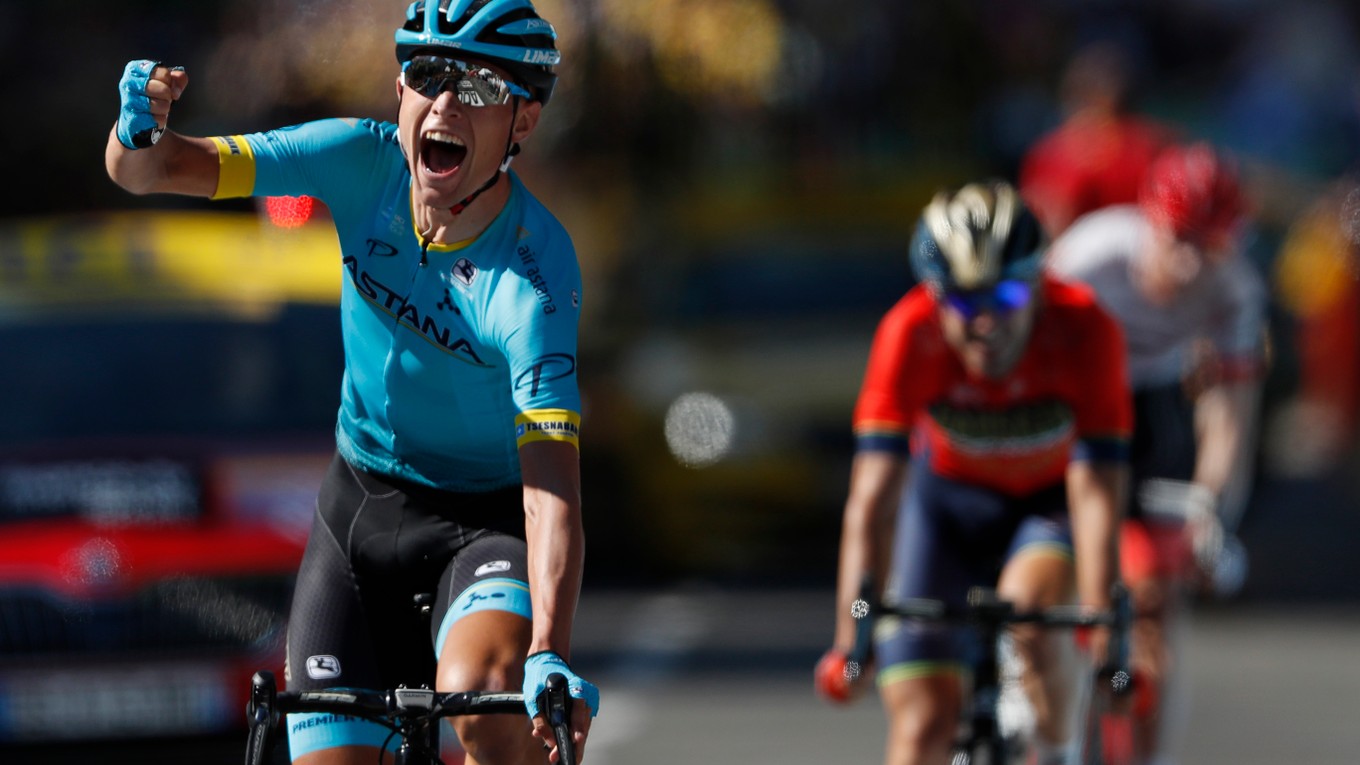 Magnus Cort Nielsen sa teší z víťazstva v 15. etape Tour de France 2018.