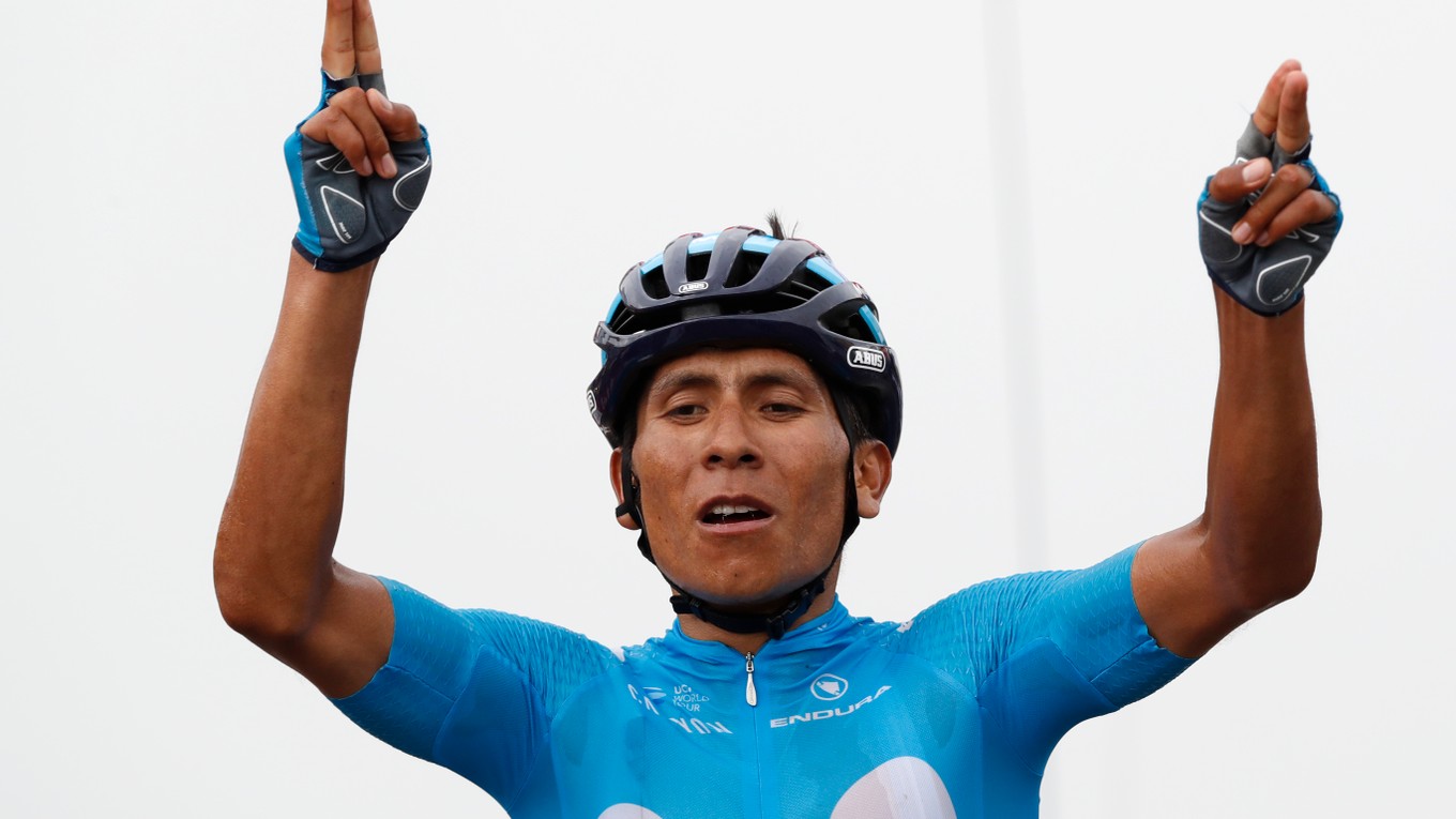 Nairo Quintana vyhral etapu na Tour de France druhý raz v kariére.