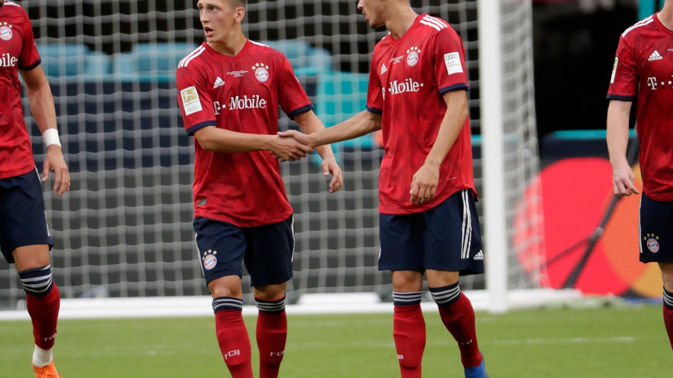 Bayern oslavuje triumf v prípravnom zápase. Ilustračná fotografia.