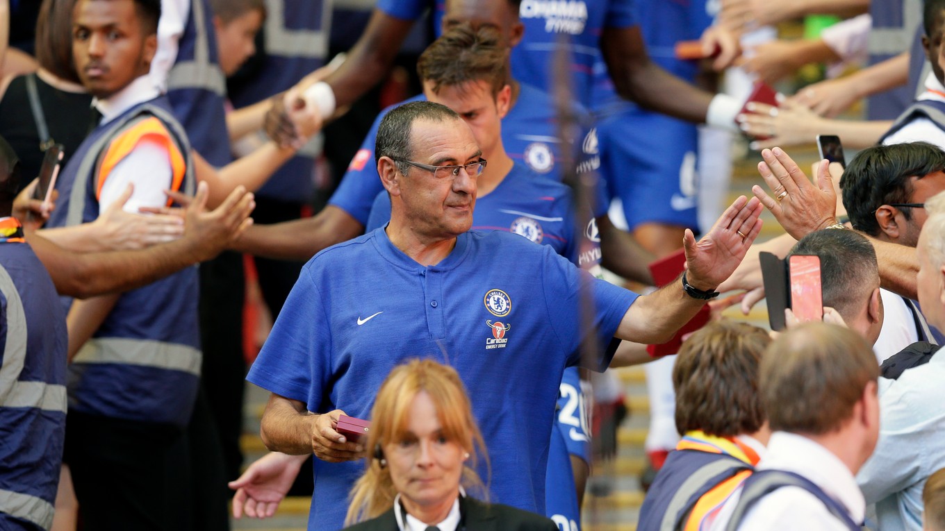 Maurizio Sarri, tréner Chelsea.