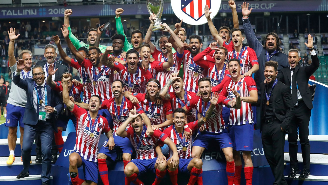 Hráči Atlética Madrid získali Európsky superpohár.