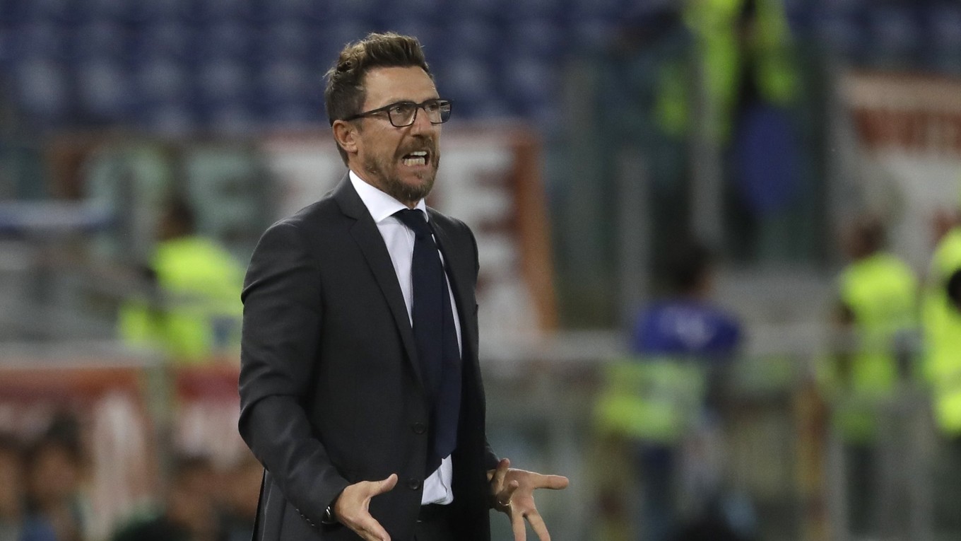 Eusebio Di Francesco, tréner AS Rím.