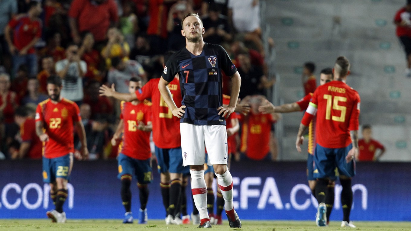 Chorváti zápas proti Španielsku vôbec nezvládli.