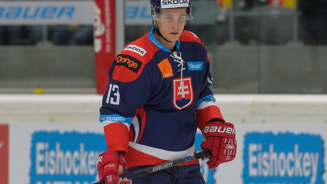 Slovenský hokejista Bruno Mráz.
