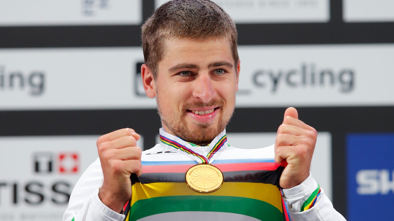 Peter Sagan získal titul na troch šampionátoch po sebe - 2015, 2016 a 2017.