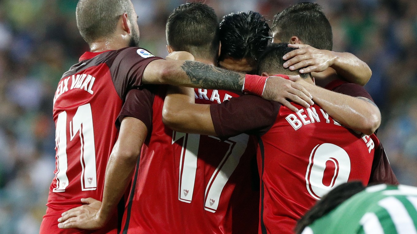 Futbalisti FC Sevilla.