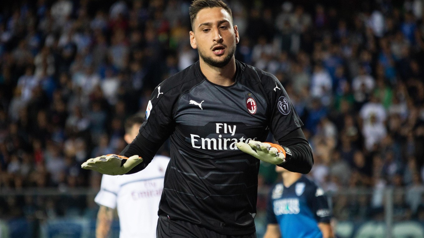 Gianluigi Donnarumma, brankár AC Miláno.