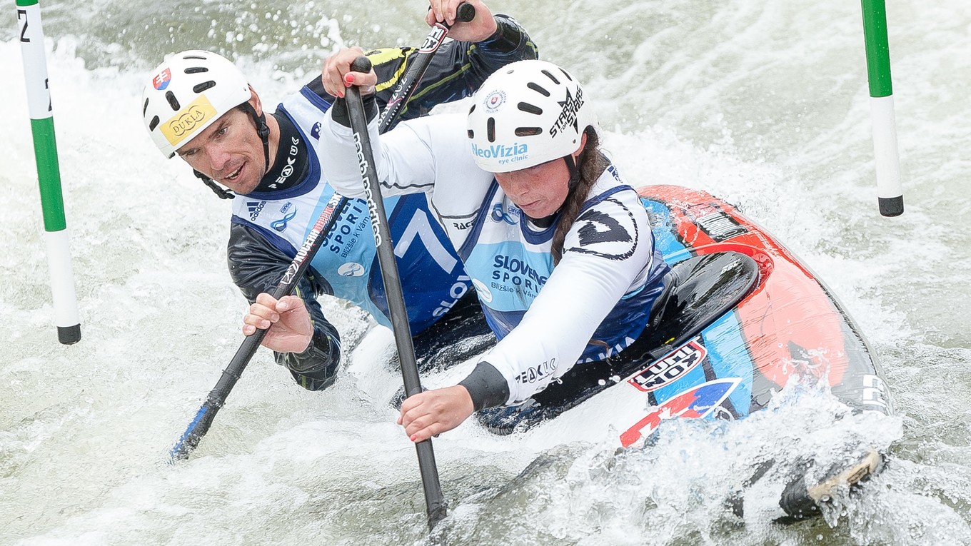 Slovenská dvojica Soňa Stanovská a Ján Bátik.