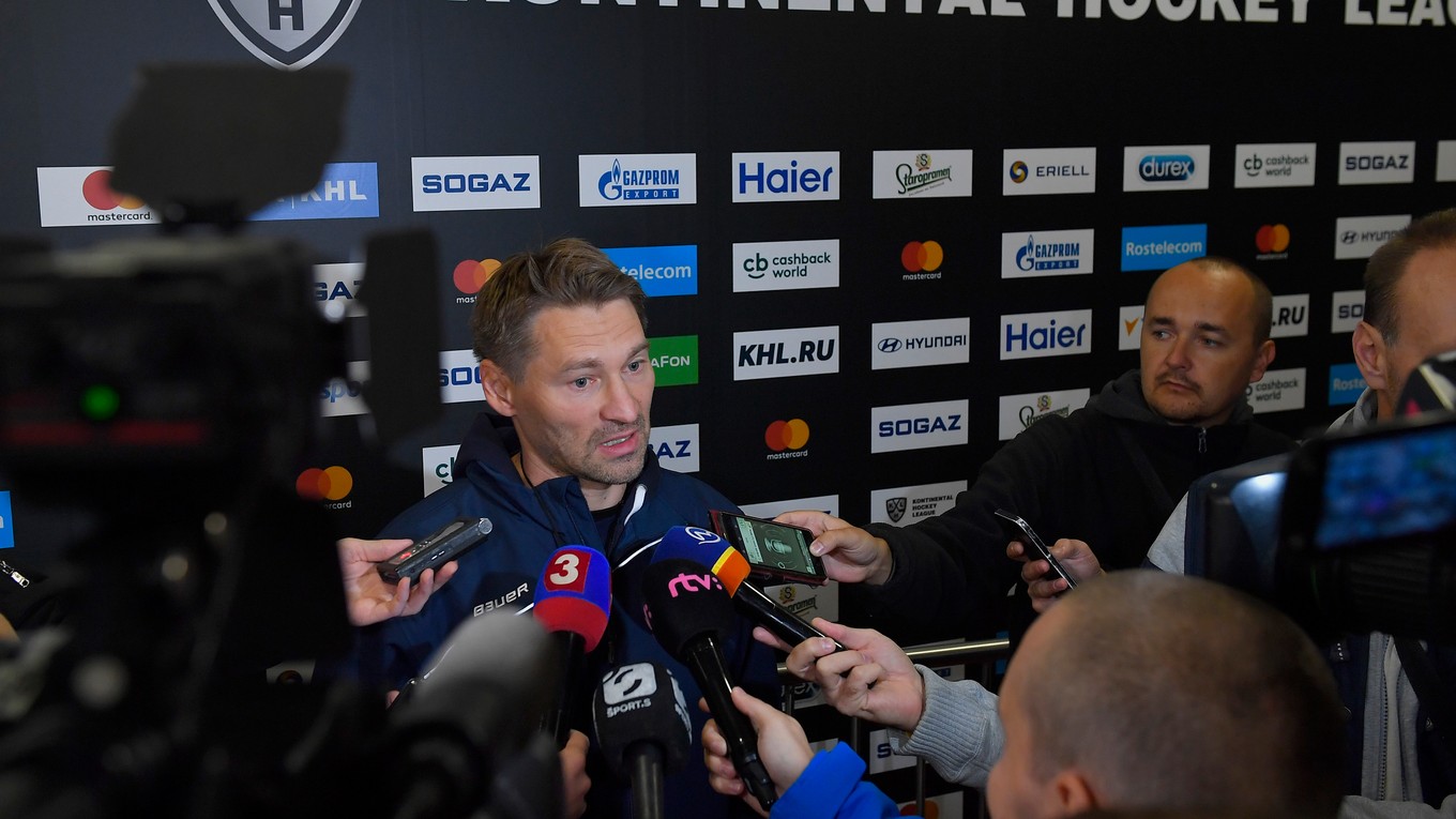 Vladimír Országh, tréner HC Slovan Bratislava.