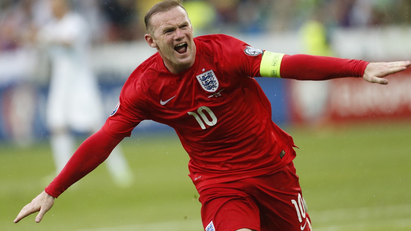 Wayne Rooney je bývalým kapitánom anglickej reprezentácie.