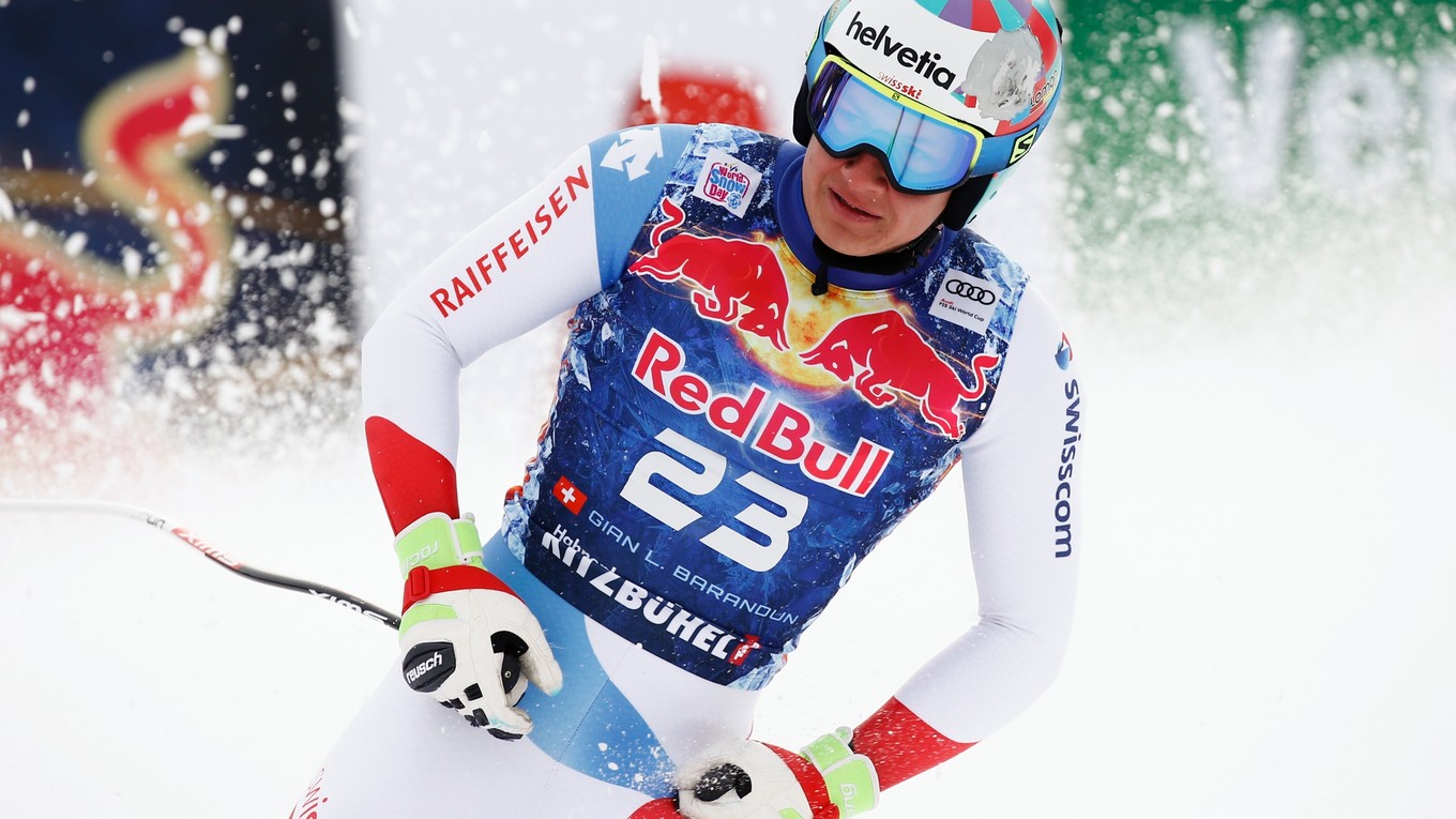 Švajčiarsky zjazdár Gian Luca Barandun.