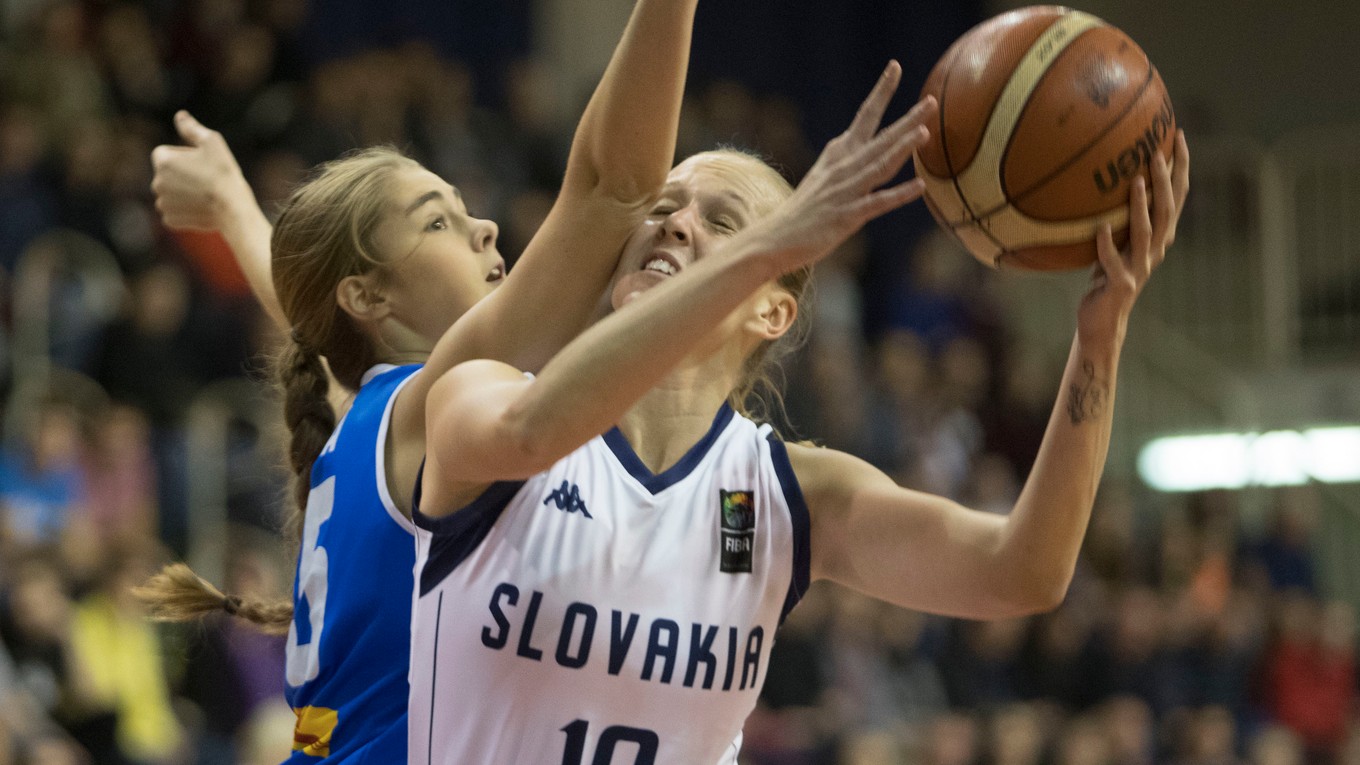 Mária Felixová v kvalifikačnom zápase proti Islandu.