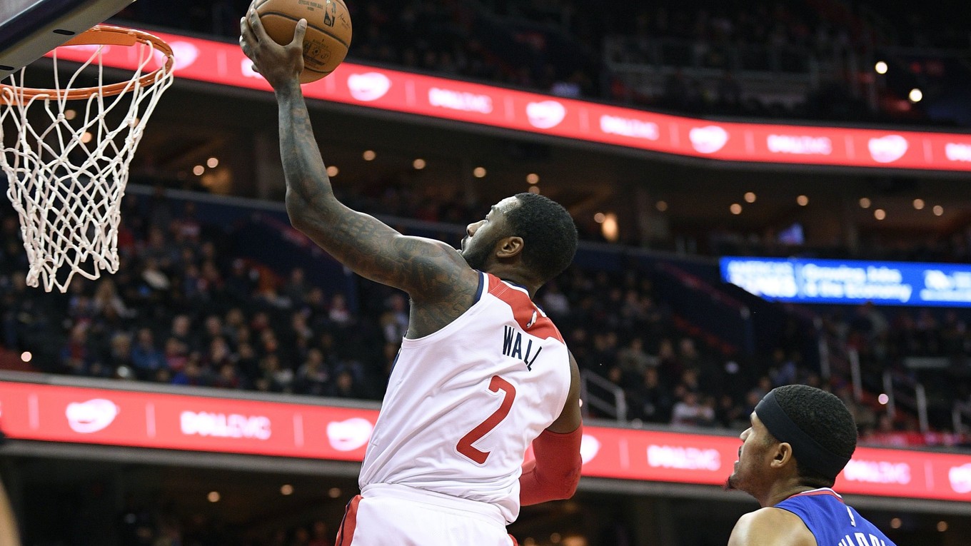 John Wall sa podieľal na víťazstve Washingtonu 30 bodmi.