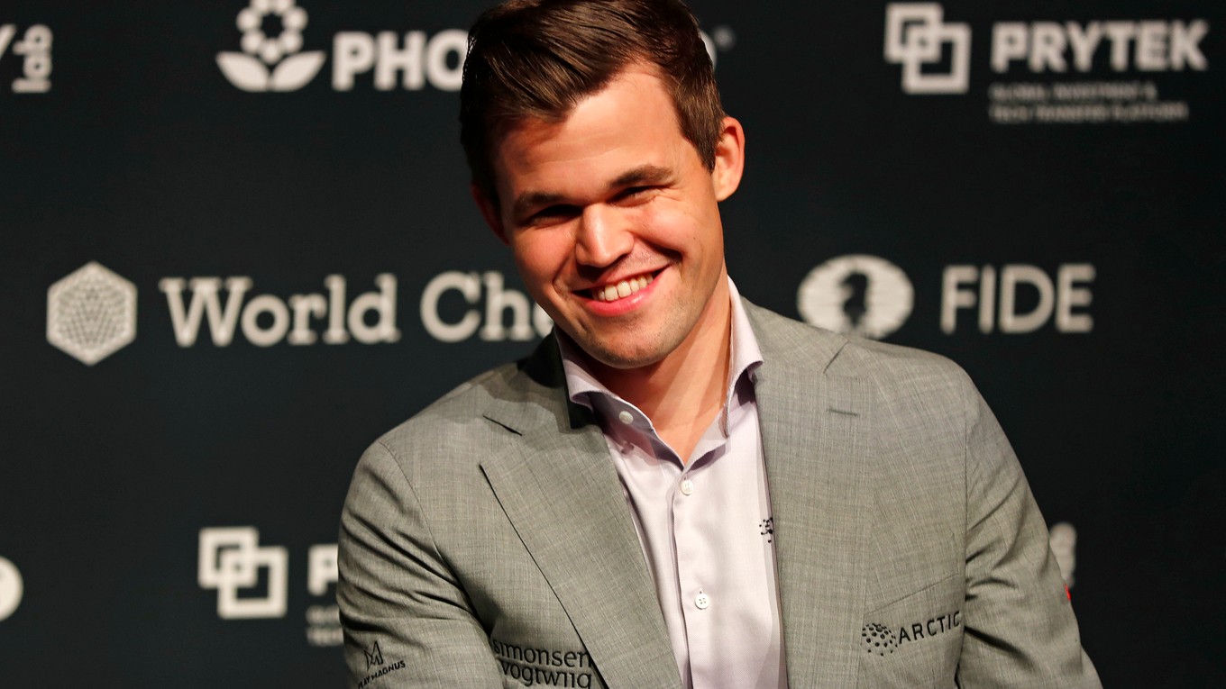 Staronový svetový šampión v šachu Magnus Carlsen.