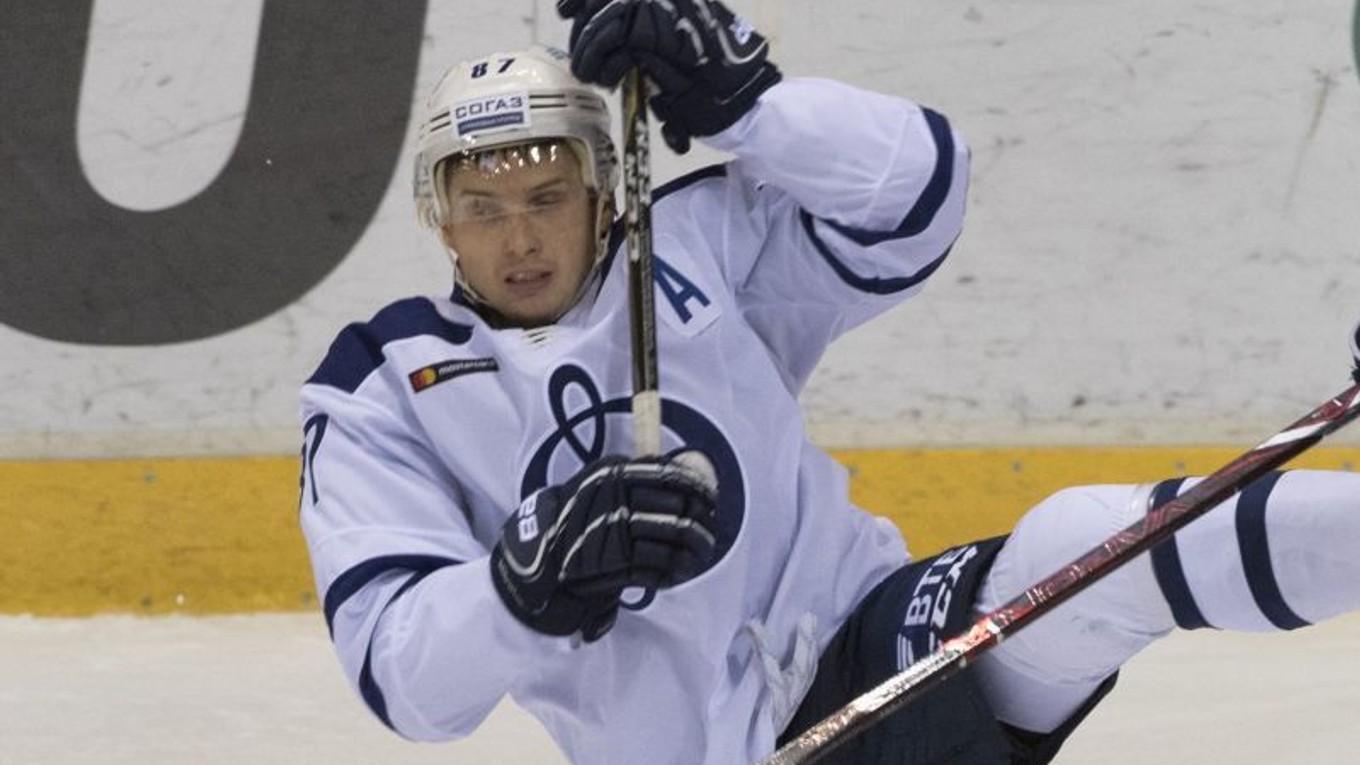 Vadim Šipačov, strelec gólu Dinama Moskva.