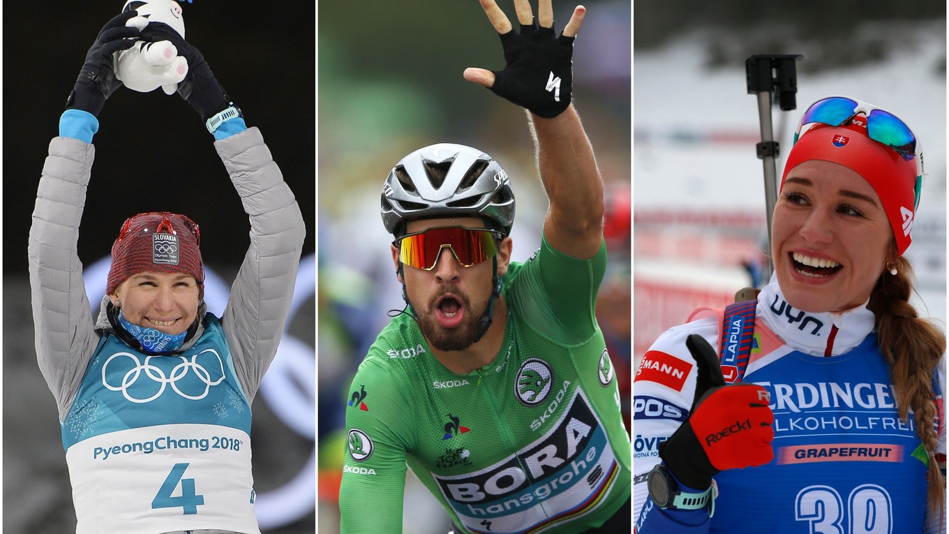 Biatlonistka Anastasia Kuzminová priniesla tri medaily, Peter Sagan vyhral tri etapy na Tour de France a aj zelený dres, Paulína Fialková bola dvakrát druhá v Svetovom pohári.