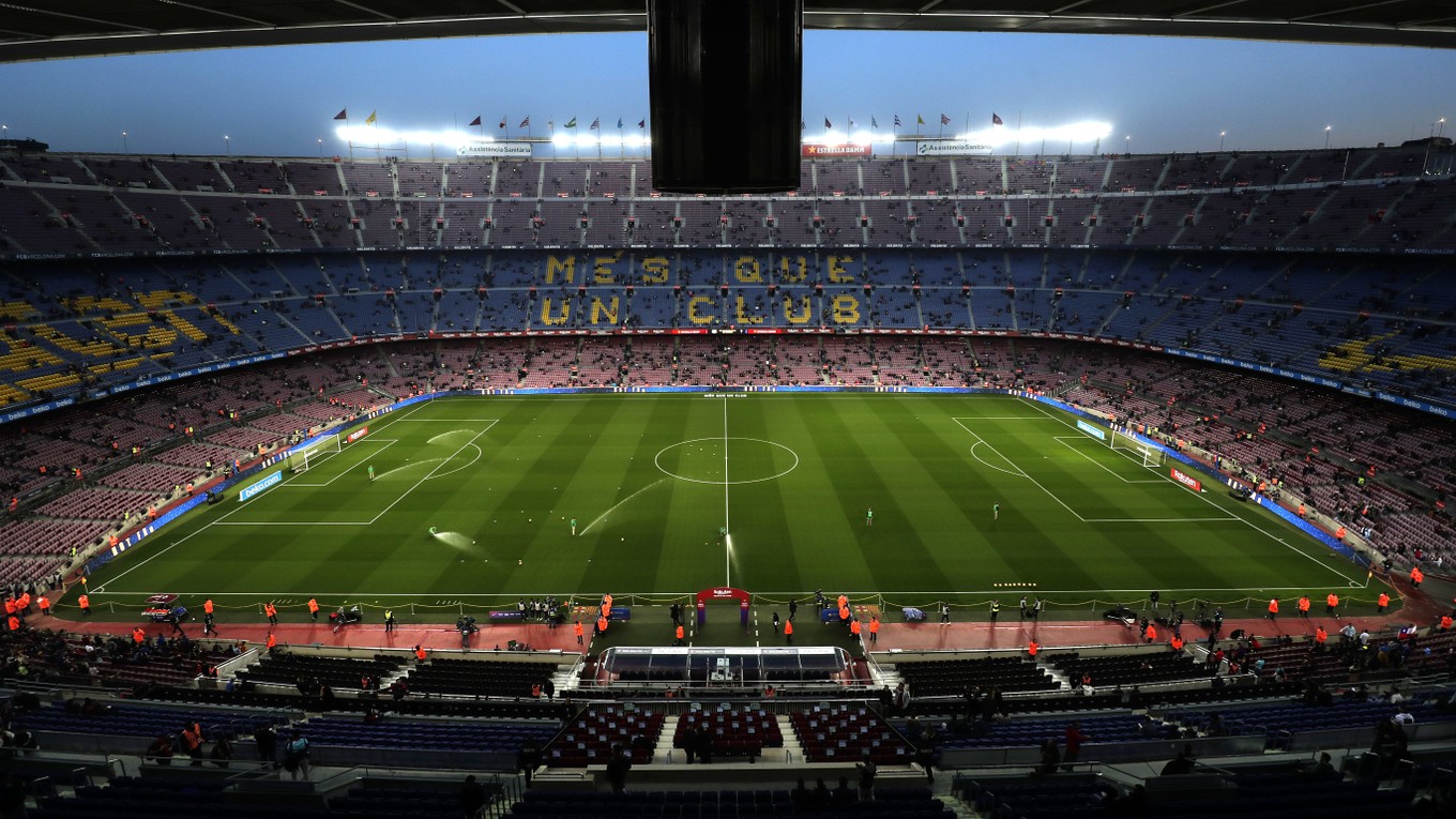 Camp Nou, štadión FC Barcelona.