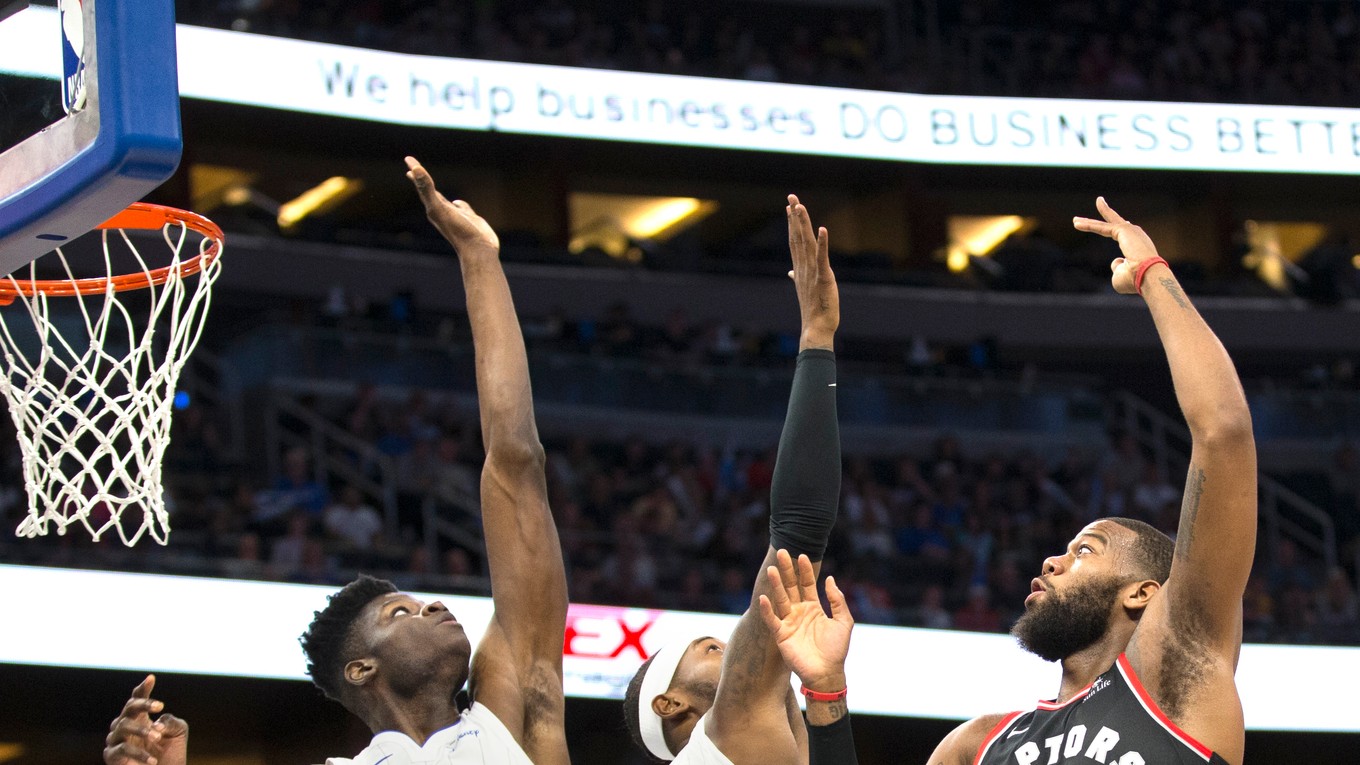 Momentka zo zápasu Orlando - Toronto.